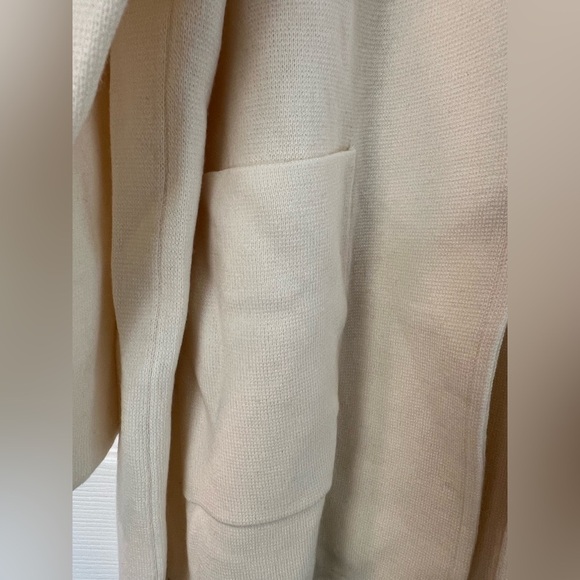 New With Tags J. Crew 365 Sophie Open Front Ivory Sweater Blazer - Picture 3 of 5